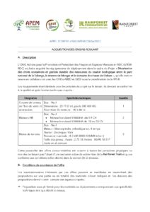 APPEL D’OFFRE n°002/APEM/CN/06/2025