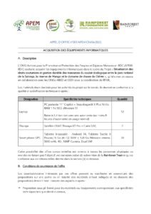 APPEL D’OFFRE n°001/APEM/CN/06/2025